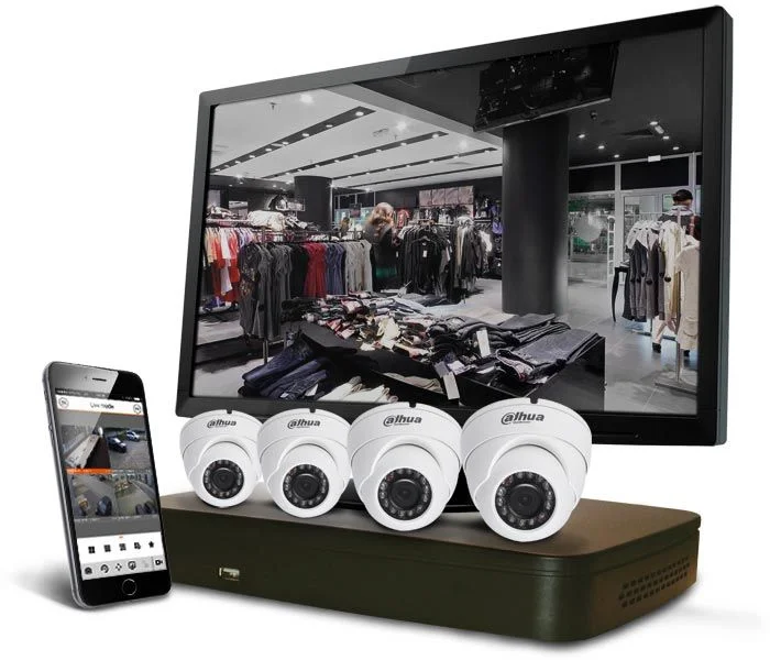 CCTV DVR Kit with Dome Cameras