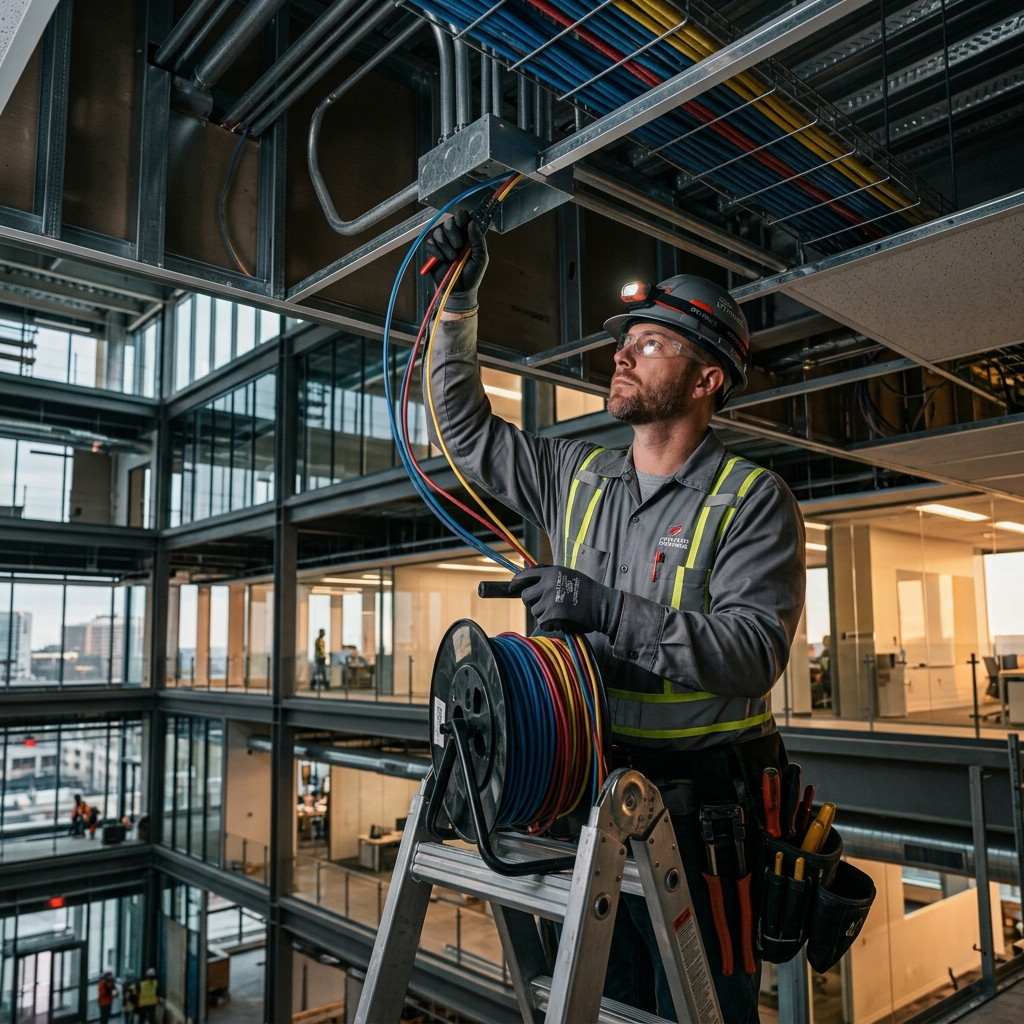 Electrician Working
